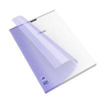 Тетрадь А4, 48 листов в клетку, ErichKrause "Классика CoverPrо Pastel", пластиковая обложка, блок офсет 100% белизна, сиреневая Тетрадь А4, 48 листов в клетку, ErichKrause "Классика CoverPrо Pastel", пластиковая обложка, блок офсет 100% белизна, сиреневая