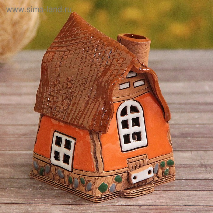 Аромалампа Домик &laquo;Забава&raquo;, малая, 9 см, ручная работа,  микс