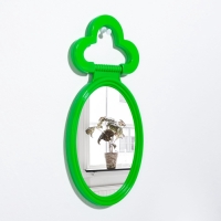 Зеркало настольное - подвесное &laquo;Овал&raquo;, зеркальная поверхность 8,5 &times; 12,5 см, фасовка 20 шт, цвет МИКС