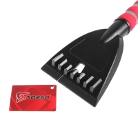 Щетка сметка TORSO, 66 см, со скребком, МИКС Щетка сметка TORSO, 66 см, со скребком, МИКС