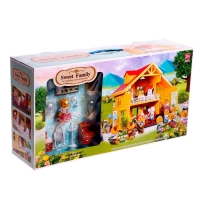 Дом-дача для зверей, с мебелью и аксессуарами Дом-дача для зверей, с мебелью и аксессуарами