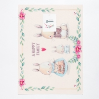 Салфетка на стол Доляна "A HAPPY FAMILY" ПВХ 40*29см Салфетка на стол Доляна "A HAPPY FAMILY" ПВХ 40*29см
