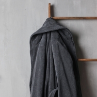 Халат махровый мужской SL HOME: Basic "Гри Сандре", размер M, 100% хлопок, 420 г/м2 Халат махровый мужской SL HOME: Basic "Гри Сандре", размер M, 100% хлопок, 420 г/м2