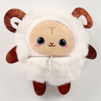 Мягкая игрушка — Зодиак «Создай своё украшение. Овен», с кулоном Мягкая игрушка — Зодиак «Создай своё украшение. Овен», с кулоном