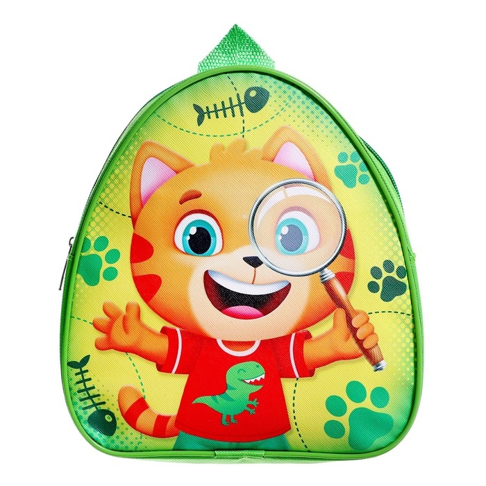 Рюкзак с игрушками &laquo;Котик&raquo;, бинокль, компас, блокнот ручка