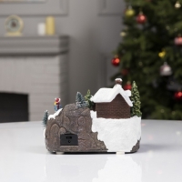 Светодиодная фигура &laquo;Новогодний город&raquo; 18 &times; 14 &times; 11 см, полистоун, батарейки ААх3 (не в комплекте), USB, свечение мульти