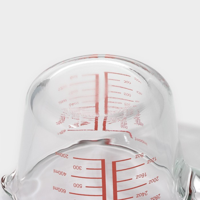 Кувшин мерный из жаропрочного стекла Доляна, 1 л, 20,5×16×11 см Кувшин мерный из жаропрочного стекла Доляна, 1 л, 20,5×16×11 см