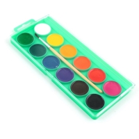 Раскраска акварелью с красками «Акварельные сюжеты», А4 Раскраска акварелью с красками «Акварельные сюжеты», А4