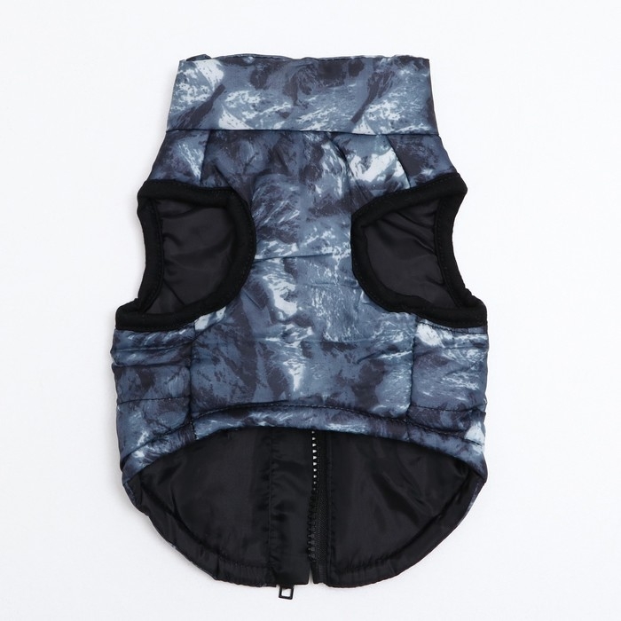 Куртка для собак на молнии Куртка для собак на молнии "Содалит", размер S, синяя (ДС 27, ОШ 26, ОГ 38 см)