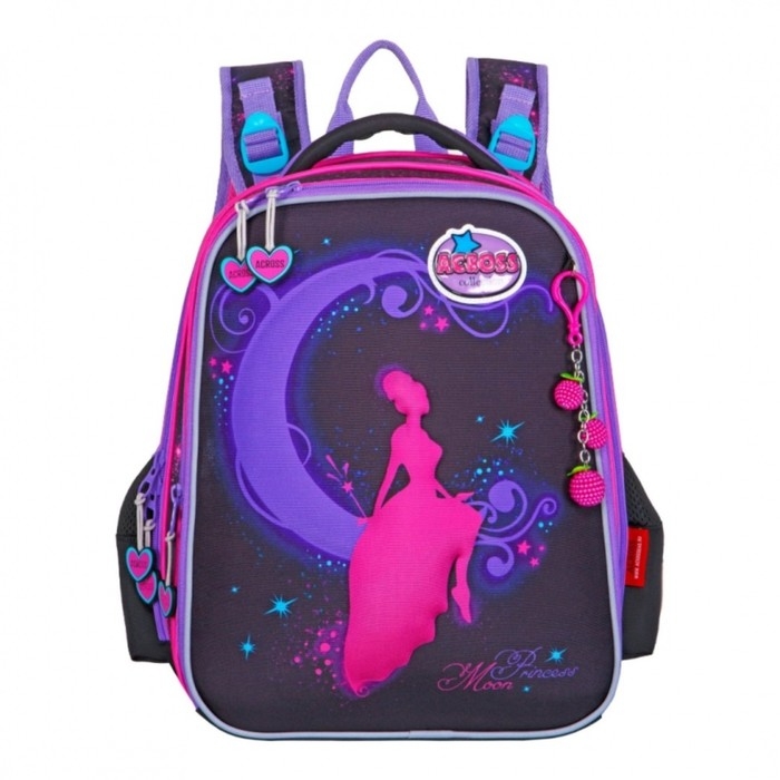 Рюкзак каркасный 36 х 29 х 17 см, Across 192, наполнение: мешок, фиолетовый ACR22-192-8