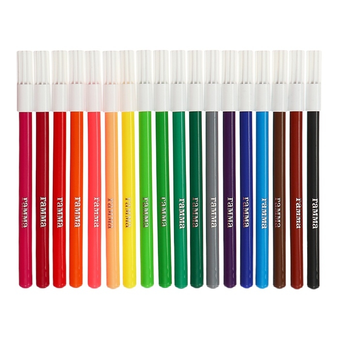 Фломастеры 18цв Гамма Фломастеры 18цв Гамма "Мультики", смываемые, карт уп, европодвес (120822_18)