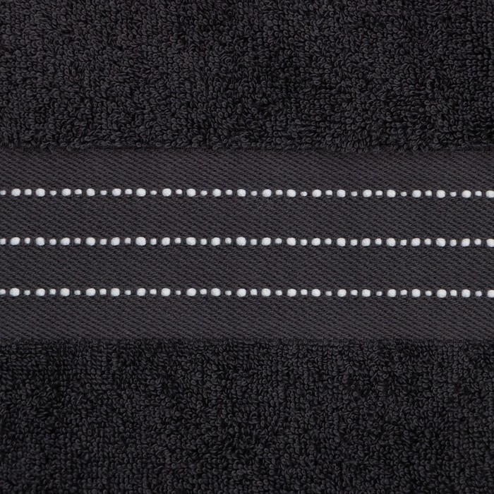 Полотенце махровое Лондон 50х90см, графит, 100% хлопок , 430г/м Полотенце махровое Лондон 50х90см, графит, 100% хлопок , 430г/м