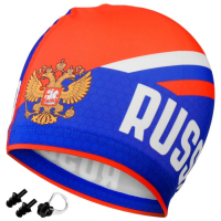 Набор для плавания ONLITOP Russia: шапочка, беруши, зажим для носа, мешок Набор для плавания ONLITOP Russia: шапочка, беруши, зажим для носа, мешок