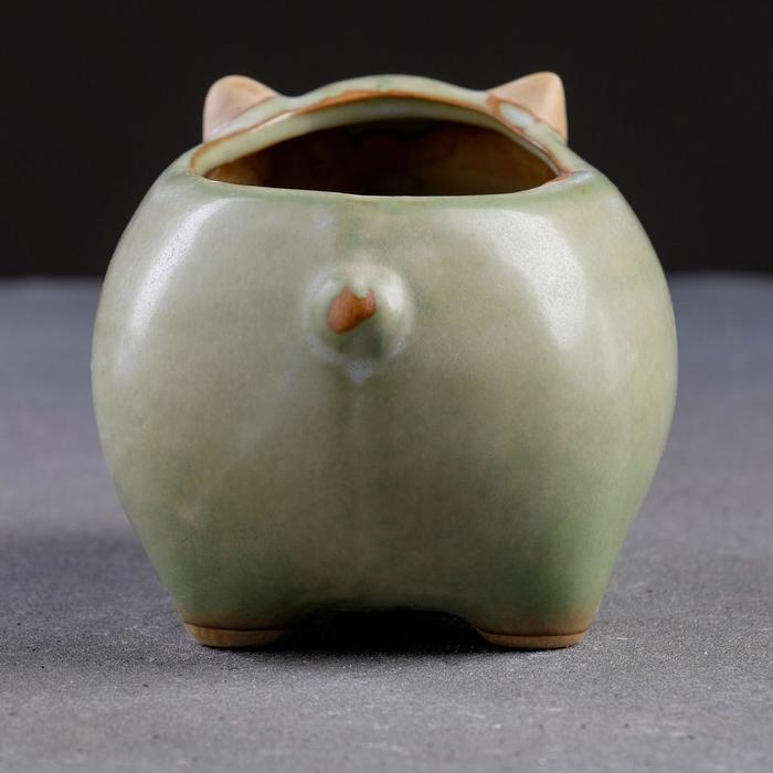 Горшок "Лаки Свинка" 11х9х8см