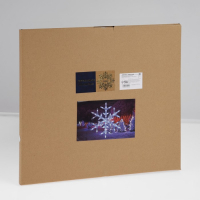 Светодиодная фигура &laquo;Снежинка&raquo; 39 см, акрил, 50 LED, 220 В, свечение белое