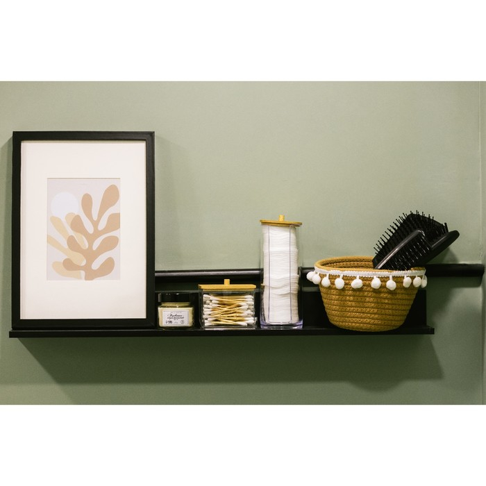 Корзина для хранения плетёная ручной работы Доляна &laquo;Тэс&raquo;, 16&times;16&times;10 см, цвет бежевый