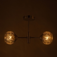 Люстра Аполло 2х60Вт Е27 Хром Люстра Аполло 2х60Вт Е27 Хром