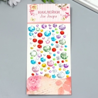 Наклейка пластик "Самоцветы" МИКС 23х9,5 см Наклейка пластик "Самоцветы" МИКС 23х9,5 см