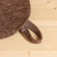 Коврик для бани темный, 50х33 см