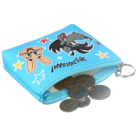 Кошелек-сумочка, кожзам на молнии, 11,5 х 2,5 х 8 см, Ну,погоди! Кошелек-сумочка, кожзам на молнии, 11,5 х 2,5 х 8 см, Ну,погоди!