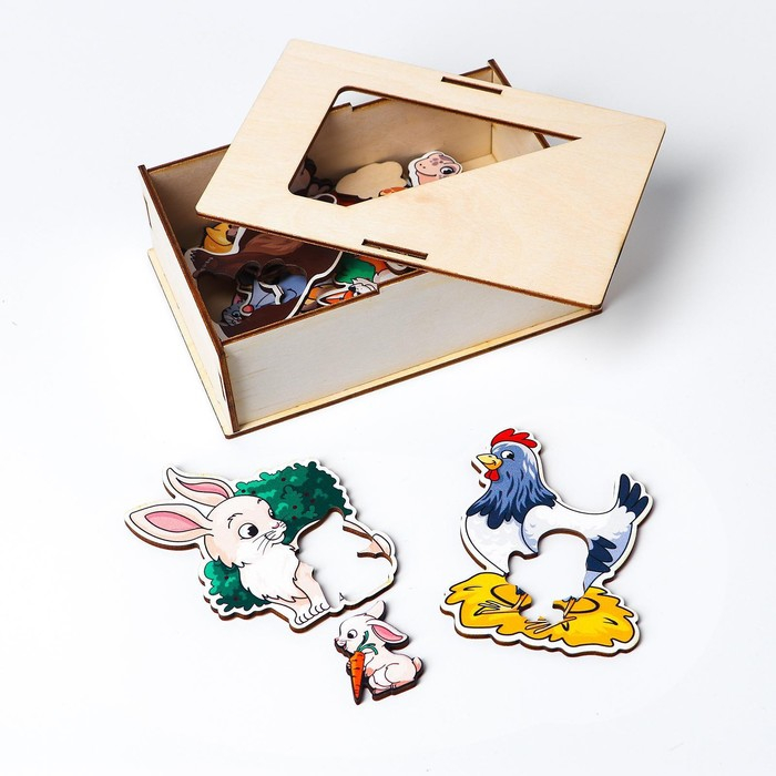 Пазлы логические &laquo;Мамы и детёныши&raquo;