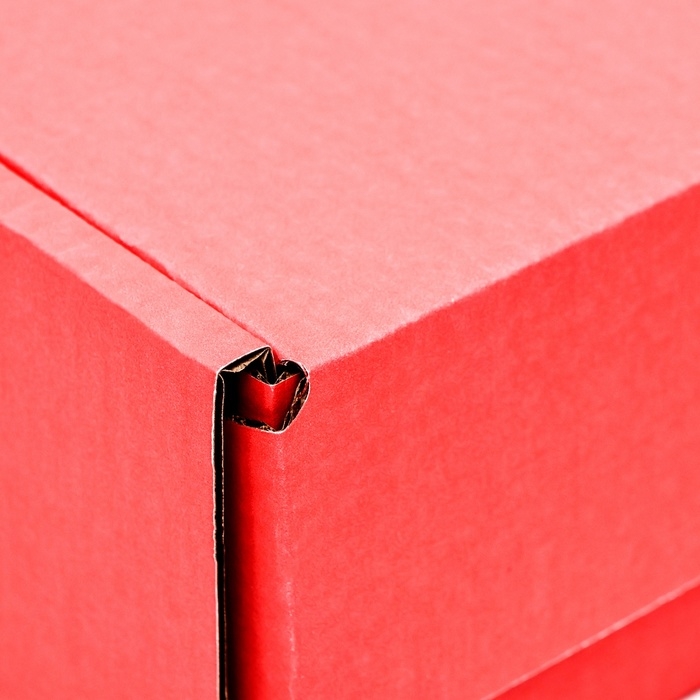 Коробка самосборная, красная, 22 х 16,5 х 10 см Коробка самосборная, красная, 22 х 16,5 х 10 см