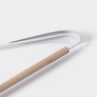 Плечики - вешалка для одежды LaDо́m Laconique, 42×24×3,2 см, широкие плечики, цвет белый Плечики - вешалка для одежды LaDо́m Laconique, 42×24×3,2 см, широкие плечики, цвет белый