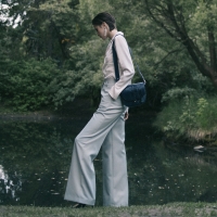 Сумка женская TEXTURA, мессенджер, маленький размер, цвет синий