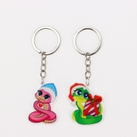 Брелок новогодний, для ключей, новогодний, парный &laquo;С Новым годом&raquo; набор 2 шт