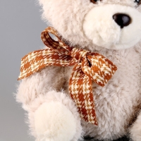 Мягкая игрушка «Мишка» с бантиком, 24 см, бежевый Мягкая игрушка «Мишка» с бантиком, 24 см, бежевый