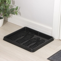 Лоток для обуви, 43,5&times;39 см, цвет чёрный