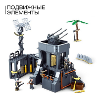 Конструктор Армия ВОВ «Прибрежная база», 765 деталей Конструктор Армия ВОВ «Прибрежная база», 765 деталей