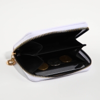 Кошелёк на молнии "Выбражулька", цвет белый