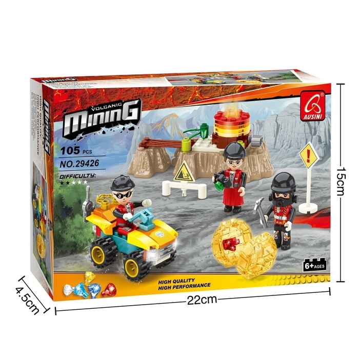 Конструктор &laquo;Кладоискатели. Золотая лихорадка&raquo;, 105 деталей