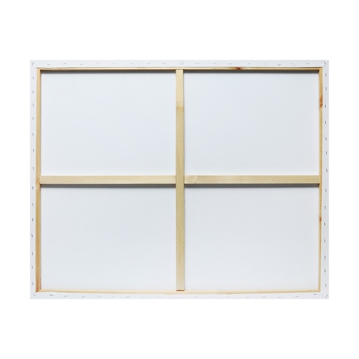 Холст на подрамнике 1,6х80х100 см, хлопок 100%, акриловый грунт, среднезернистый, 380г/м&sup2;