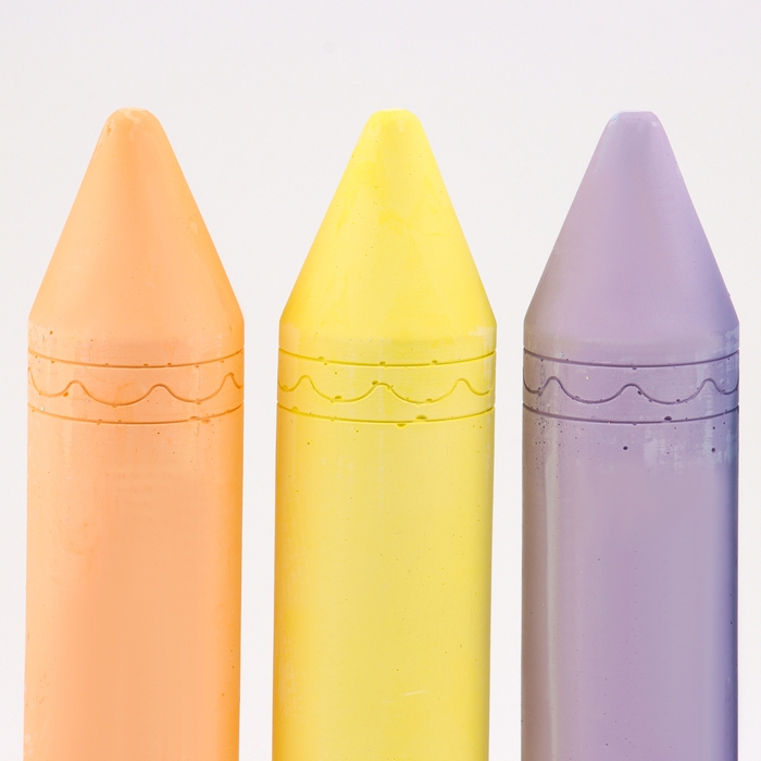 Мелки для рисования на асфальте &laquo;Гиганские&raquo;, 5 шт., цветные