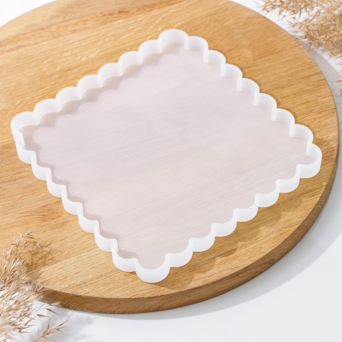 Молд Доляна «Блоссом. Квадрат», силикон, 19,5×19,5×1,1 см, прозрачный Молд Доляна «Блоссом. Квадрат», силикон, 19,5×19,5×1,1 см, прозрачный