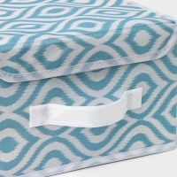 Короб для хранения Доляна «Лагуна», 26×20×16 см, цвет бирюзовый Короб для хранения Доляна «Лагуна», 26×20×16 см, цвет бирюзовый