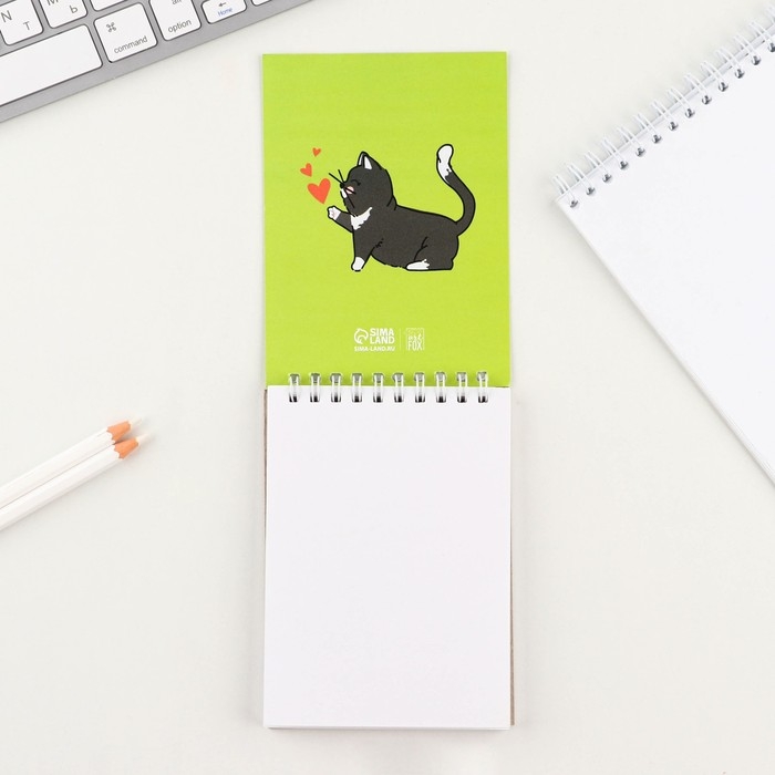 Скетчбук &laquo;Лапки&raquo;, А6, 40 листов, 100 г/м