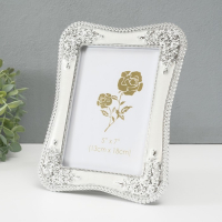 Фоторамка пластик под металл 13х18 см "Розовый сад" серебро и перламутр 22х16,7х1,5 см Фоторамка пластик под металл 13х18 см "Розовый сад" серебро и перламутр 22х16,7х1,5 см