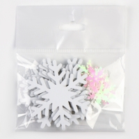 Декор «Снежинки», белые Декор «Снежинки», белые