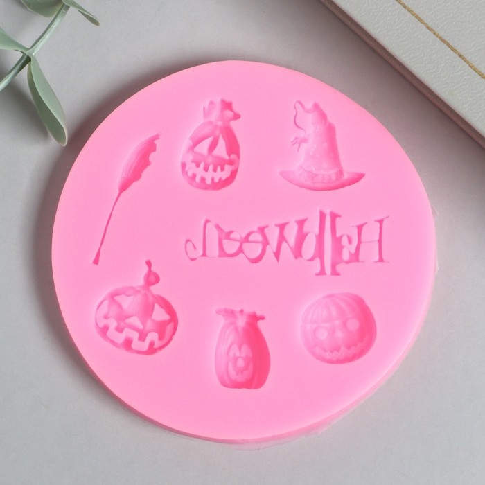 Молд силикон Молд силикон "Хэллоуин" 7 предметов 8,7х8,7 см