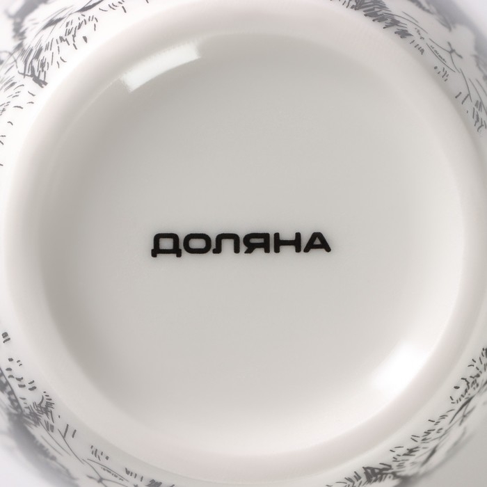 Кружка керамическая Доляна &laquo;Коты - это любовь&raquo;, 350 мл, цвет белый