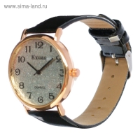 Часы наручные кварцевые женские Kxuan, d-3.5 см, черные Часы наручные кварцевые женские Kxuan, d-3.5 см, черные