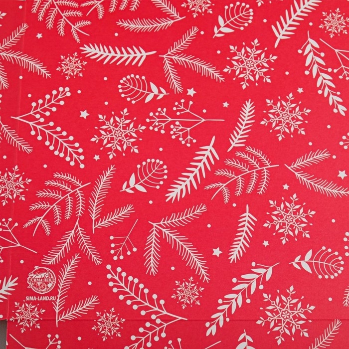 Коробка подарочная с PVC крышкой &laquo;Подарок&raquo;, 20 х 30 х 8 см, Новый год