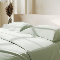 Постельное бельё LoveLife дуэт "Green tea" 150х215 см-2 шт, 225х240 см, 50х70&plusmn;3 см-2 шт, микрофибра 85 гр