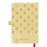 Ежедневник недатированный, формат А6, 100 листов, в клетку, обложка кожзам, на резинке, бежевый