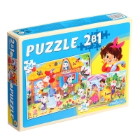 Макси-пазлы 2 в 1 «Мир сказок №3», 24 и 24 элементов Макси-пазлы 2 в 1 «Мир сказок №3», 24 и 24 элементов