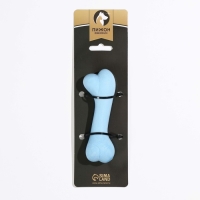 Игрушка плавающая "Кость-волна" Пижон Premium, вспененный TPR, 12,5 х 4 см, голубая