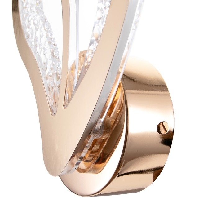 Бра 1830/1GD LED 24Вт 4000К хромированное золото 17х7,5х28 см Бра 1830/1GD LED 24Вт 4000К хромированное золото 17х7,5х28 см